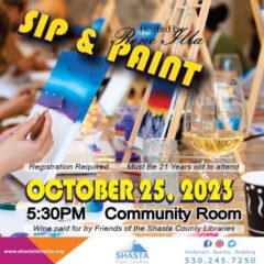 Sip & Paint at the Redding Library